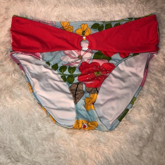 VENUS Red/Pink and Blue Bikini Bottoms size 20 - Picture 3 of 9